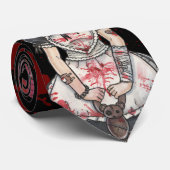 血のロリータのゴシック様式タイ ネクタイ (ロール)