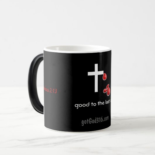 血の低下のgotGod316.comの十字 モーフィングマグカップ (正面左)