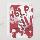 血の助け 招待状 (裏面)