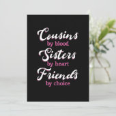 血の友人による従兄弟の兄弟家族Gif 招待状 (スタンド正面)