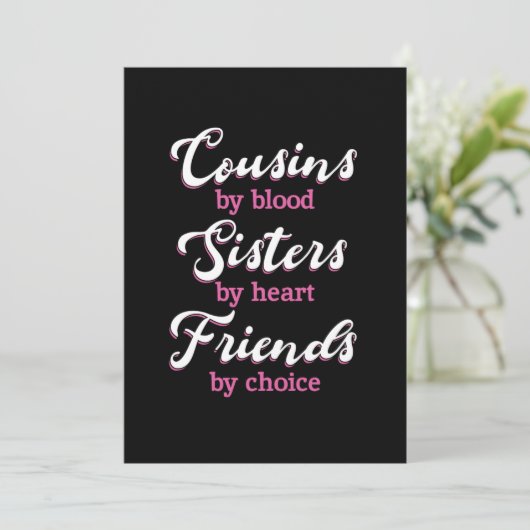 血の友人による従兄弟の兄弟家族Gif 招待状 (スタンド正面)