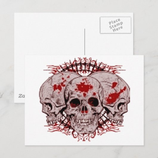 血の地獄 ポストカード (正面/裏面)