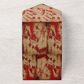 血の招待状 オールインワン招待状 (外側)