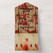 血の招待状 オールインワン招待状 (内側)