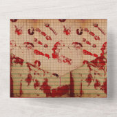 血の招待状 オールインワン招待状 (裏面)