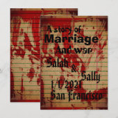 血の招待状 招待状 (正面/裏面)