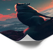 血の月の下の狼 ポスター (角)