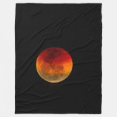 血の月 フリースブランケット (正面)