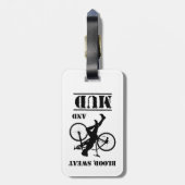 血の汗と泥のシクロロス ラゲッジタグ (裏面縦)