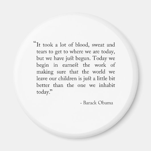 血の汗と涙 マグネット (正面)