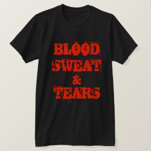 血の汗及び破損 Tシャツ