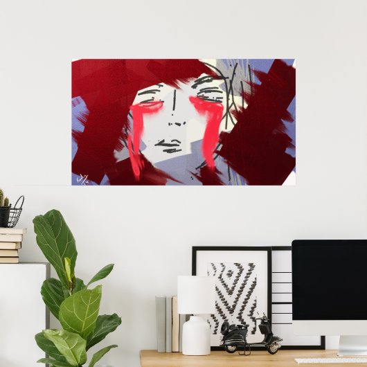 血の涙 ポスター (ホームオフィス)