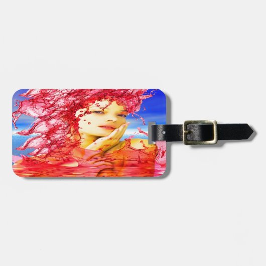 血の涙 ラゲッジタグ (正面横)