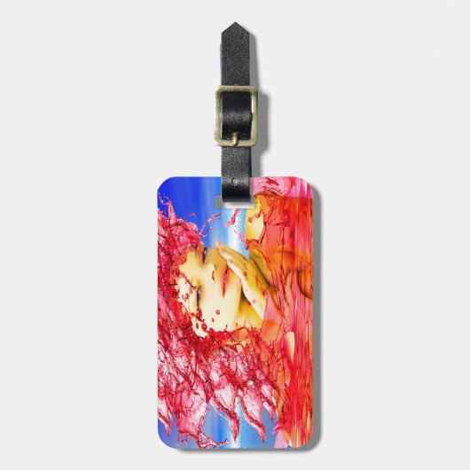 血の涙 ラゲッジタグ (正面縦)