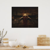 血の渇き – dungeonホラープリント ポスター (キッチン)