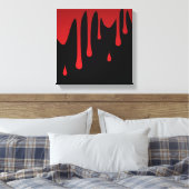 血の滴り キャンバスプリント (インサイチュ (寝室))