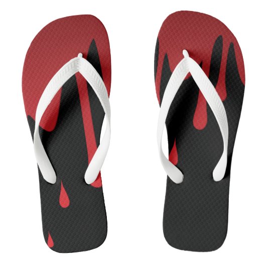 血の滴り ビーチサンダル (フットベッド)