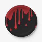 血の滴り ペーパープレート (正面)