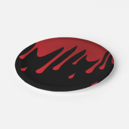 血の滴り ペーパープレート