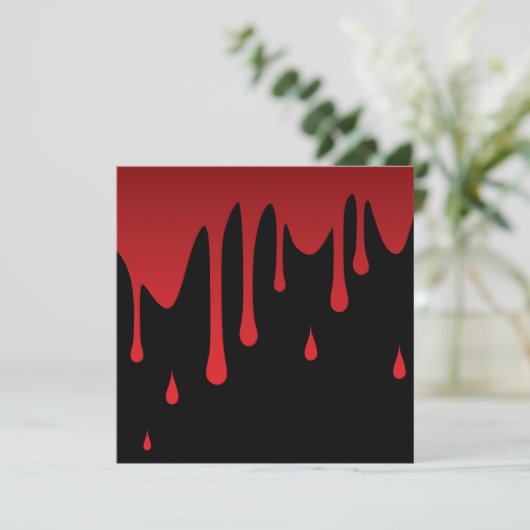 血の滴り 招待状 (スタンド正面)