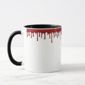 血の滴るゴシック風コーヒーマグ マグカップ (左)