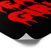 血の滴るハロウィンゾンビ映画リビングデッド ポスター (角)