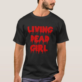 血の滴るハロウィンゾンビ映画リビングデッド Tシャツ