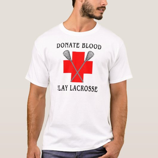 血の演劇のラクロスのTシャツを寄付して下さい Tシャツ (正面)