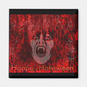 血の磁石の怖い吸血鬼の女性 マグネット (正面)