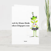 血の美しい-ハロウィンカード カード (裏面)