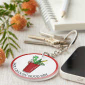 血の良い日を過おもしろいごす キーホルダー (正面右)