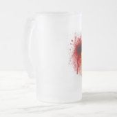 血の芽の飲み物のレシピ フロストグラスビールジョッキ (正面左)