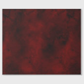 血の赤いギフトラップ ラッピングペーパー (フラット)