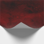 血の赤いギフトラップ ラッピングペーパー (角)