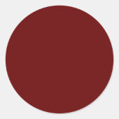 血の赤 ラウンドシール (正面)