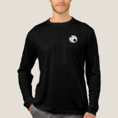 血の長袖の上の手 トライブレンドTシャツ (正面)