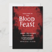 血の饗宴ハロウィーン 招待状 (裏面)