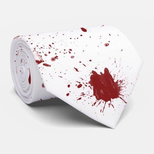 血の首のタイ ネクタイ (ロール)