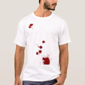 血の(ばちゃばちゃ)跳ねるの分析者 Tシャツ (正面)