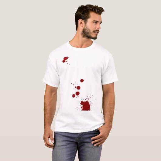 血の(ばちゃばちゃ)跳ねるの分析者 Tシャツ (正面フル)