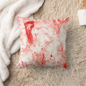 血の（ばちゃばちゃ）跳ねるの混乱 クッション (ブランケット)