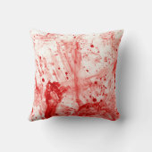 血の（ばちゃばちゃ）跳ねるの混乱 クッション (裏面)