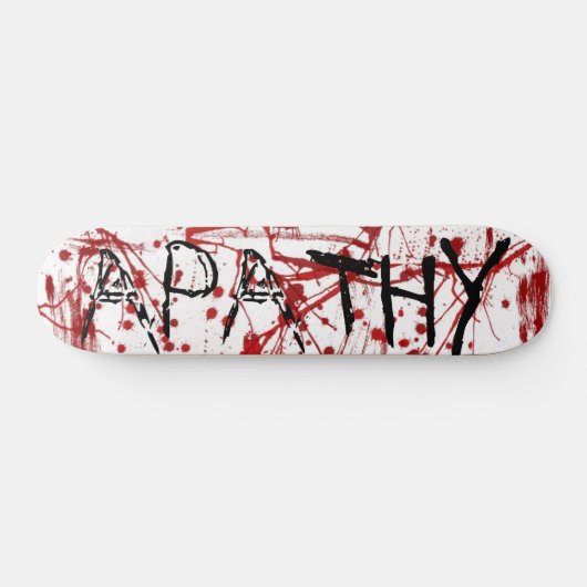 血の（ばちゃばちゃ）跳ねるの無感動 スケートボード (横)