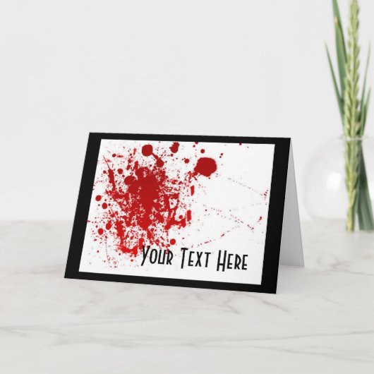 血の（ばちゃばちゃ）跳ねる カード (正面)