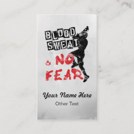 血は恐れのラクロスのカスタムな名刺を発汗させませんでした 名刺