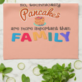 血は水より厚いがメープルシロップは キッチンタオル (折り畳み)