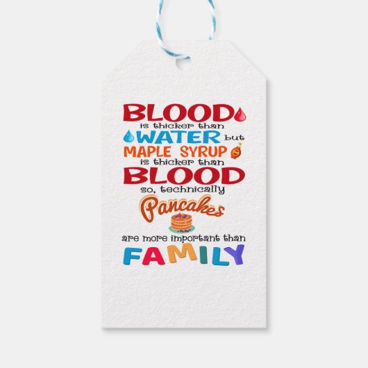 血は水より厚いがメープルシロップは ギフトタグ (裏面)