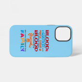 血は水より厚いがメープルシロップは iPhoneケース (裏面横)