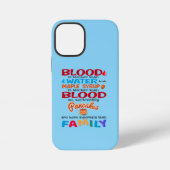 血は水より厚いがメープルシロップは iPhoneケース (裏面)