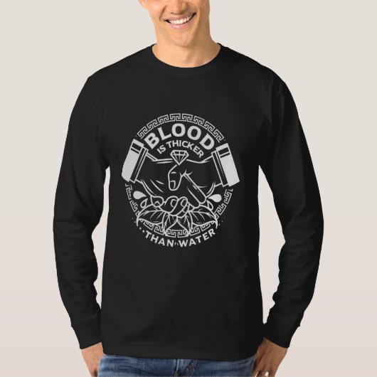 血は水より濃い Tシャツ (正面)
